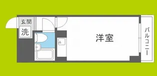 ミフネセントラルベア東三国【10階】の間取り