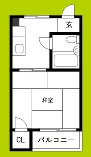 ハイツ東邦【2階】の間取り