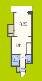 ノルデンハイム天神橋【7階】の間取り