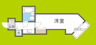 ロータリー天神橋【3階】の間取り