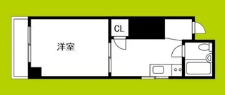 グロースハイツ天満I【5階】の間取り