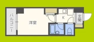 プレサンス天満【6階】の間取り