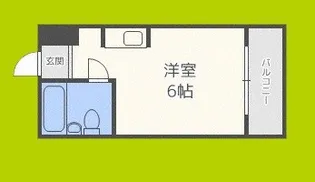 カムネス経大前【4階】の間取り