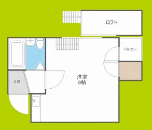 川辺ビル288【2階】の間取り
