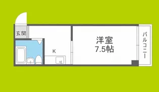 トゥリオーニ鶴橋【2階】の間取り