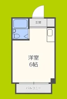 清水728ハイツ【3階】の間取り