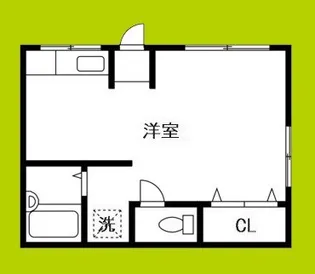 江口マンション【1階】の間取り