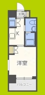 エイペックス南堀江【4階】の間取り