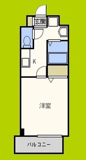 M’プラザ今里弐番館【9階】の間取り