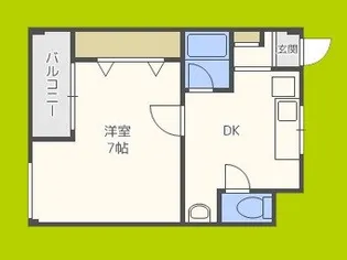 メゾンポルタ【3階】の間取り