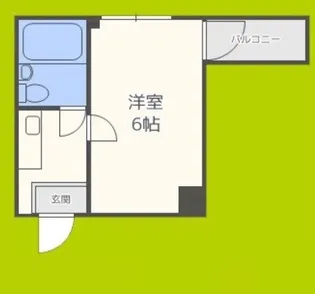 エルグリーン東住吉【2階】の間取り