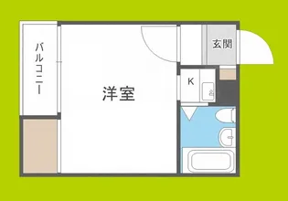 スリーデイズ新大阪【7階】の間取り