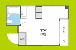 ウィン天六南館【4階】の間取り