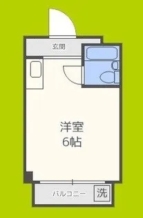 清水728ハイツ【3階】の間取り