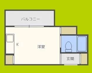 1Rの間取り画像