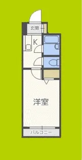 ノルデンハイム淡路【7階】の間取り