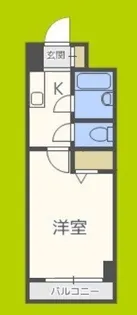 ノルデンハイム淡路【6階】の間取り