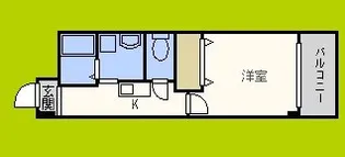 ブルーノ長堀【5階】の間取り