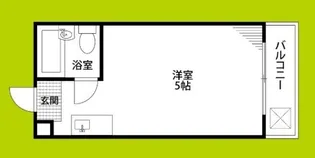 シャンクレール南堀江【4階】の間取り