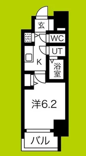 ファステート大阪ドームシティ【11階】の間取り