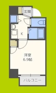 ランドマークシティ同心【9階】の間取り