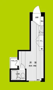 ビバリーヒルズ北島東【2階】の間取り