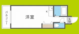 タイホウハイツ敷津3番館【7階】の間取り