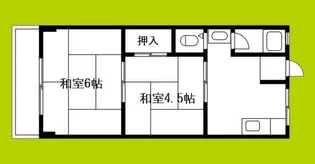 西田マンション【3階】の間取り