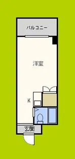 明和ハイツ南江口【6階】の間取り