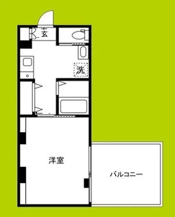 グランシティ西三国【1階】の間取り