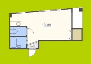 アヴァンス弁天町II【5階】の間取り