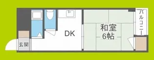 ハイツ長井【1階】の間取り