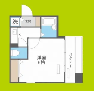 プレサンス西心斎橋【10階】の間取り