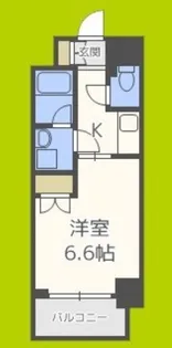 アスヴェル江戸堀【8階】の間取り