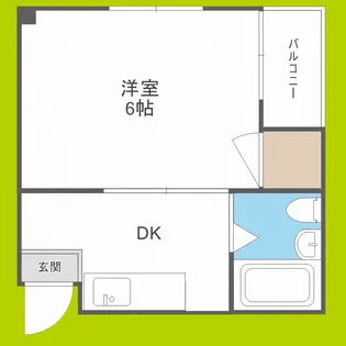 コーポ今里【3階】の間取り