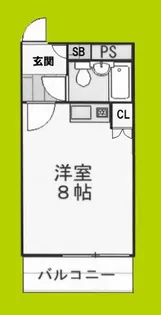 メビウス城北公園レジデンス【3階】の間取り