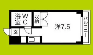 ワイムアーク・マサノ【2階】の間取り