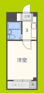ビジタル浪速5【3階】の間取り