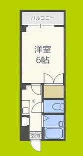 ガナス【5階】の間取り