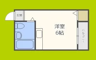 アーバンハイツ上新庄【4階】の間取り