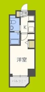 1Kの間取り画像