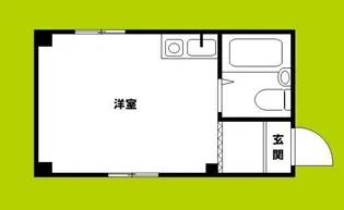 シングルハイツ【4階】の間取り