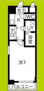 サムティ中之島公園南【2階】の間取り