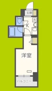 エステムコート大阪城南II【11階】の間取り