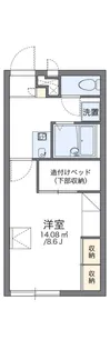 レオパレスエスト【2階】の間取り