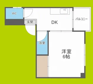サンシャイン東住吉【3階】の間取り