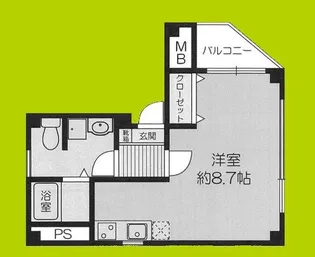 シャトーレ立葉【4階】の間取り