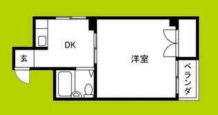 ヴィラ盛都2【2階】の間取り