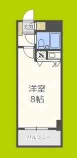 ライオンズマンション上本町第三【4階】の間取り