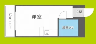 アッシュコート夕凪【7階】の間取り